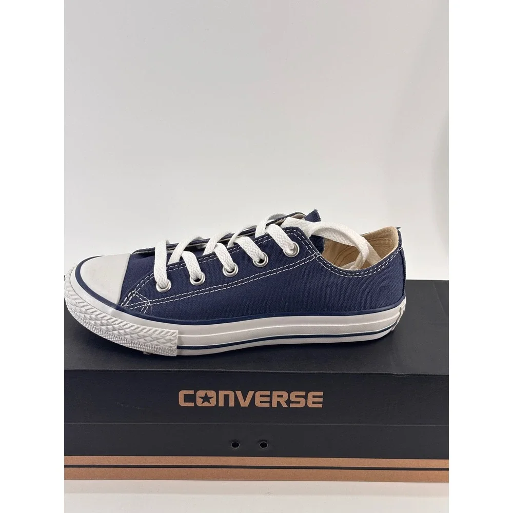 Converse Chuck Taylor All Star Ox Youth Size 1 Navy Blue Low Top Sneakers 3J237